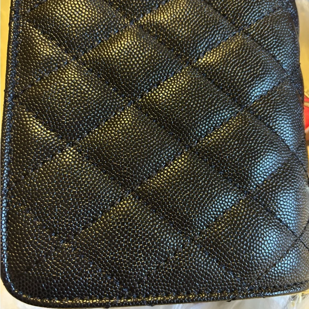 Fashion Black Quilted Top Handle Bag with Chain - Picture 10 of 13